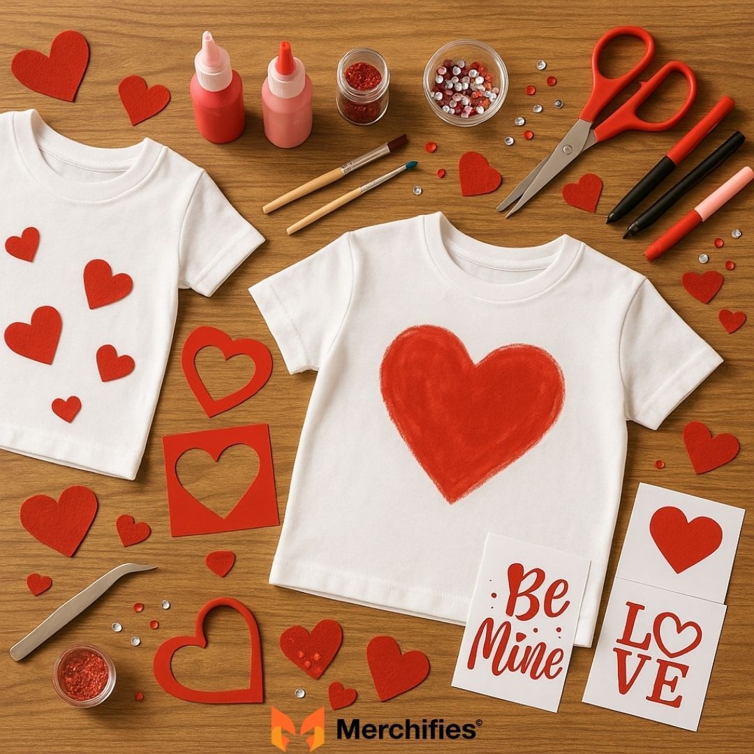 Easy DIY Valentine shirt ideas for creative couples and crafters.
