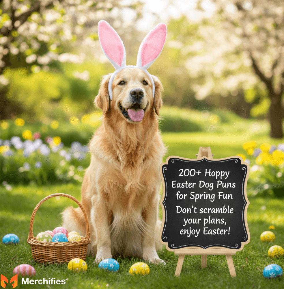 Egg-cellent Dog Puns 