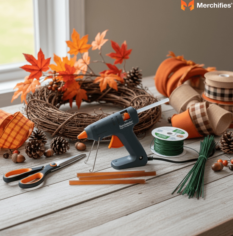 Essential Tools & Materials for Your Fall Wreath Project