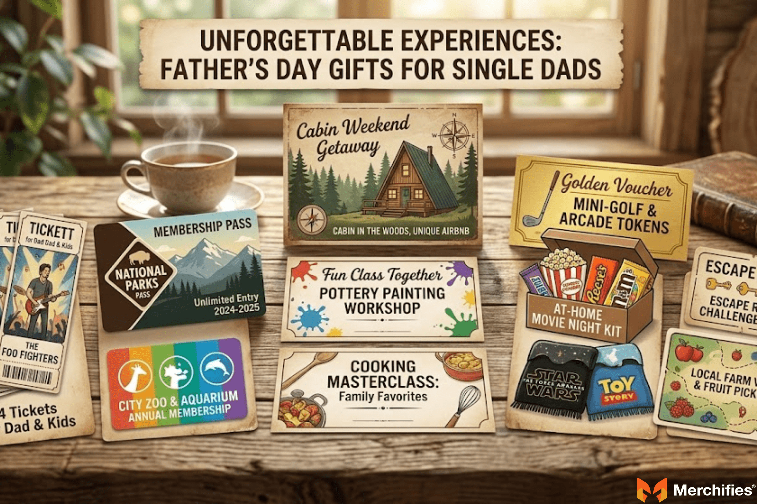 Experience Gifts for Single Dads & Kids