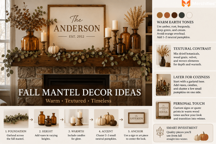 Fall Mantel Decor Ideas