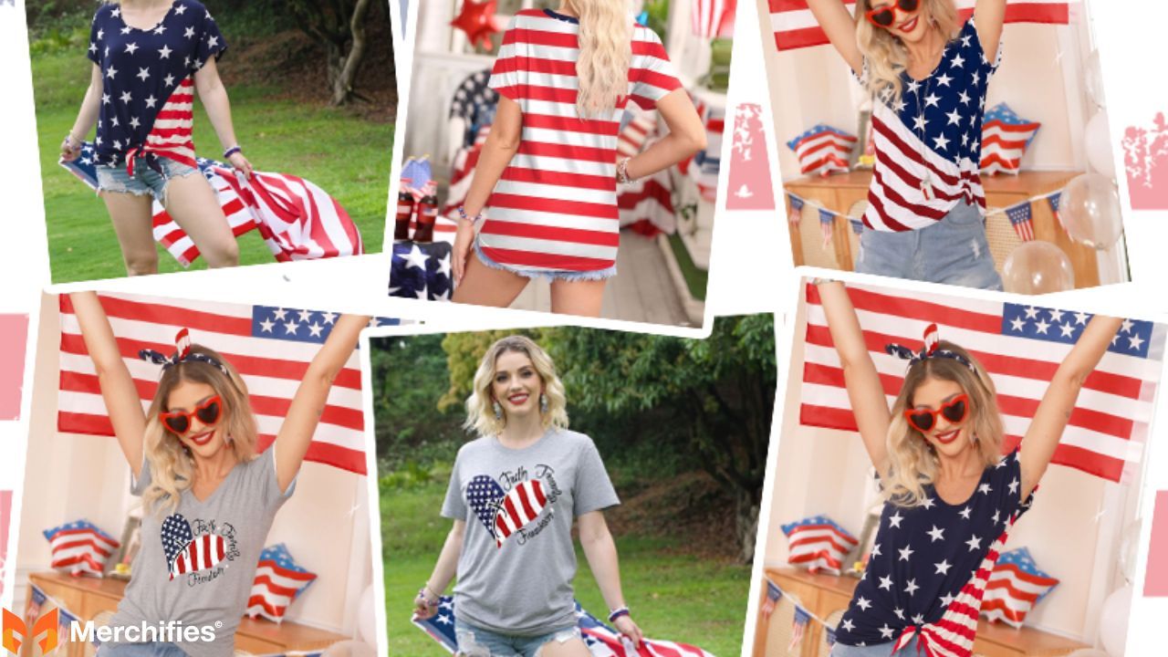Fashion Meets Freedom Women’s Patriotic T-Shirt Ideas