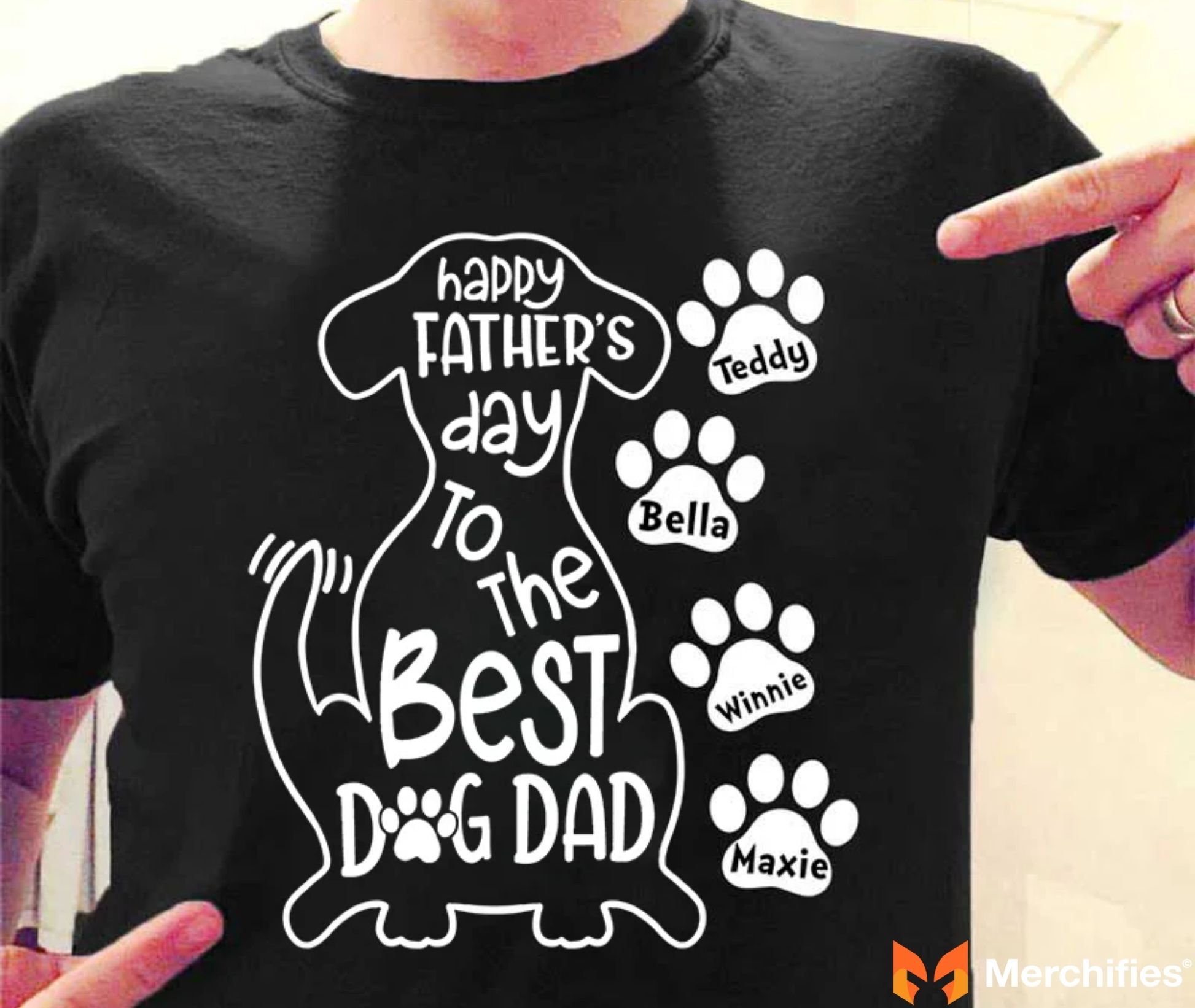 Father’s Day POD Design Make a Custom Shirt for Dad