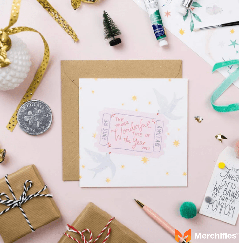 Final Touches & Inspection For Your Chirstmas Card