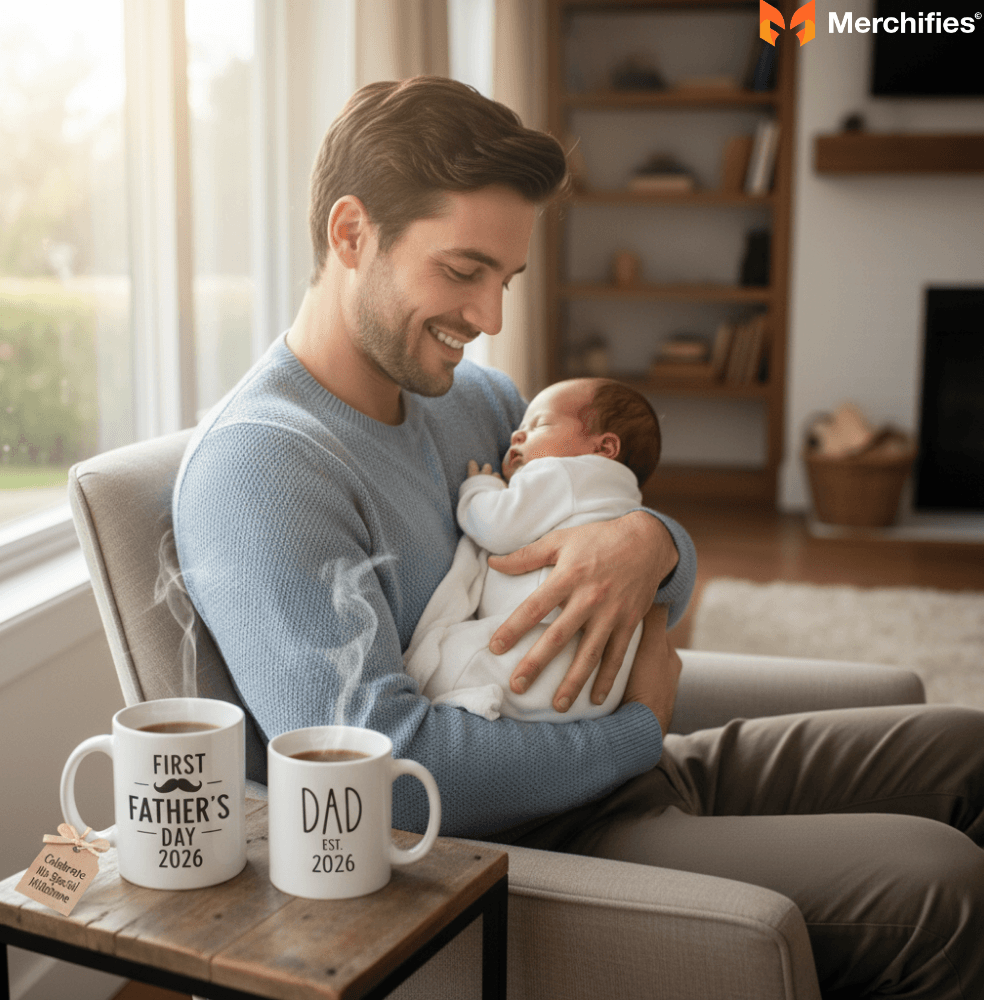 First Father's Day Mugs Celebrate His Special Milestone