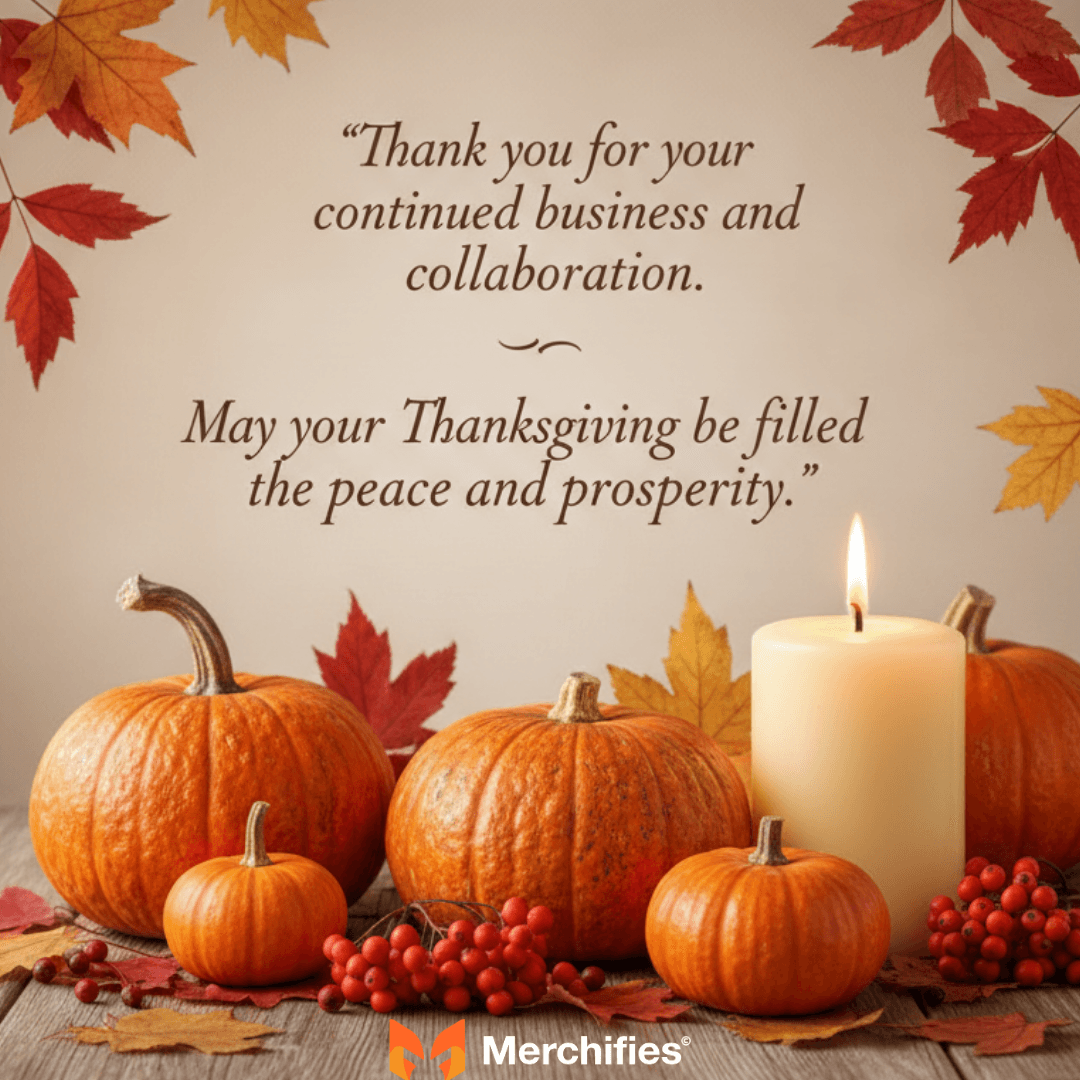 Thanksgiving Wishes For Clients & Business Partners