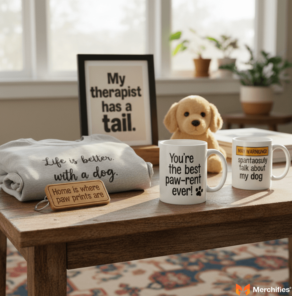 Puppy Puns For Unique Pet-Themed Gifts & Merchandise