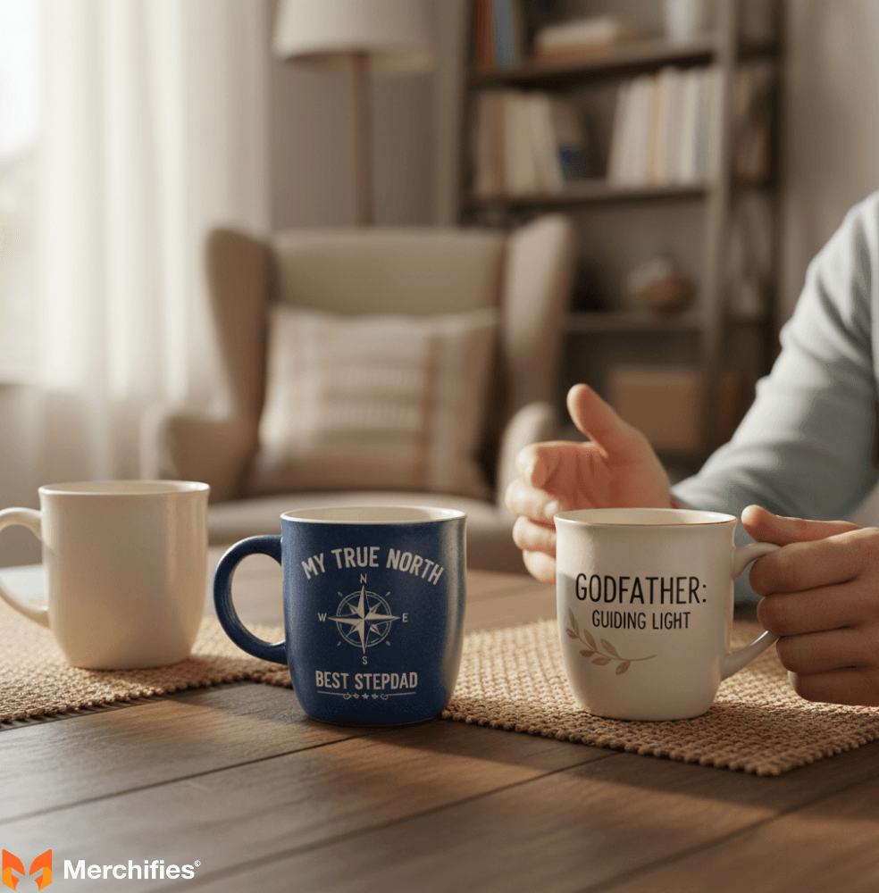 Father's Day Mugs For the Stepdad or Godfather Appreciating Their Role