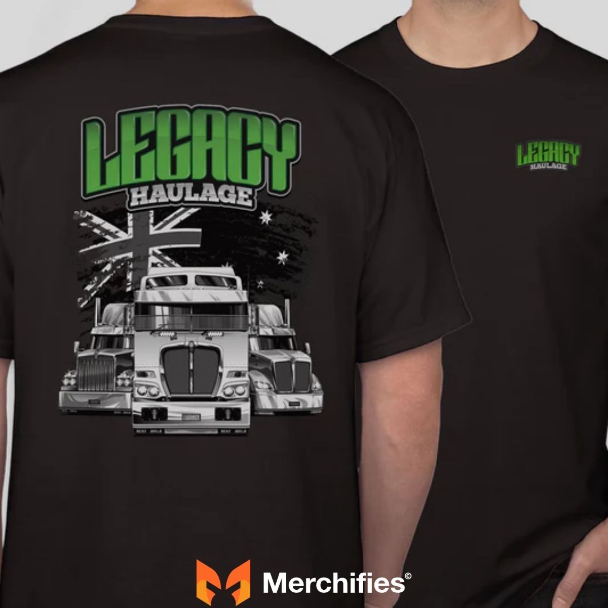 From concept to cotton — our designs celebrate trucking pride.