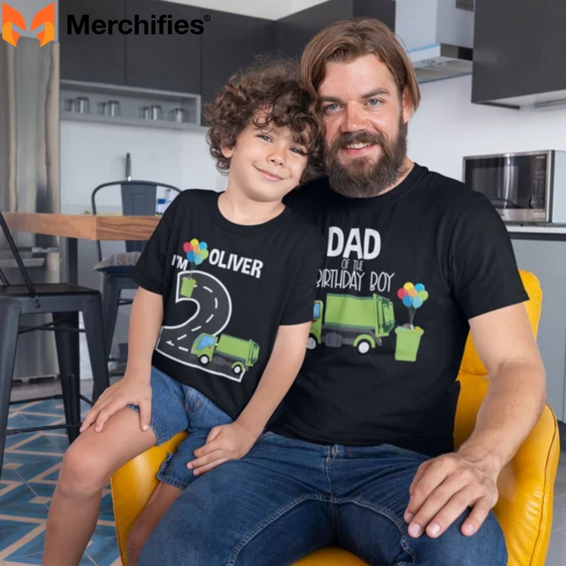 From dad’s rig to the kids’ tees — trucking pride for all.