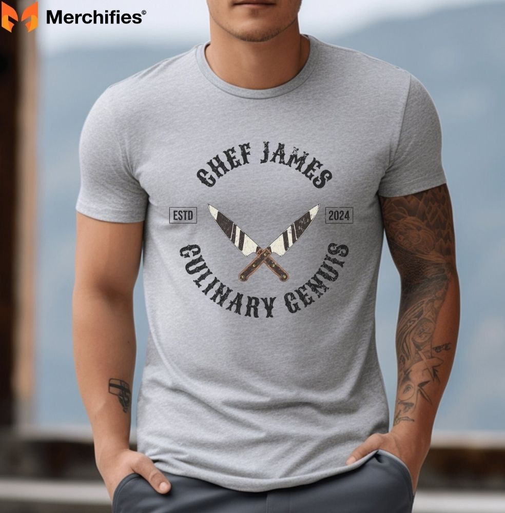 Functional chef apparel for men who take cooking seriously.