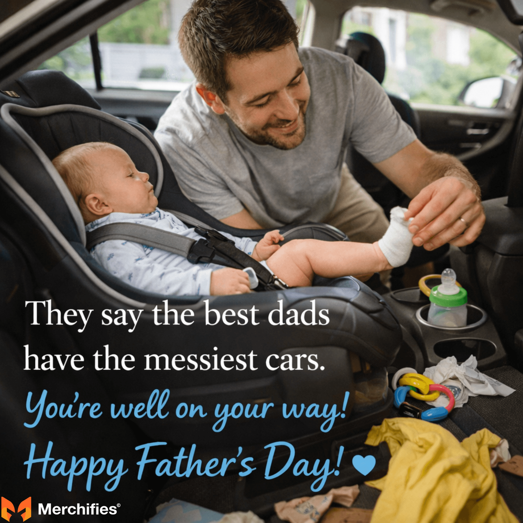 Funny First Father's Day Quotes to Make Him Smile