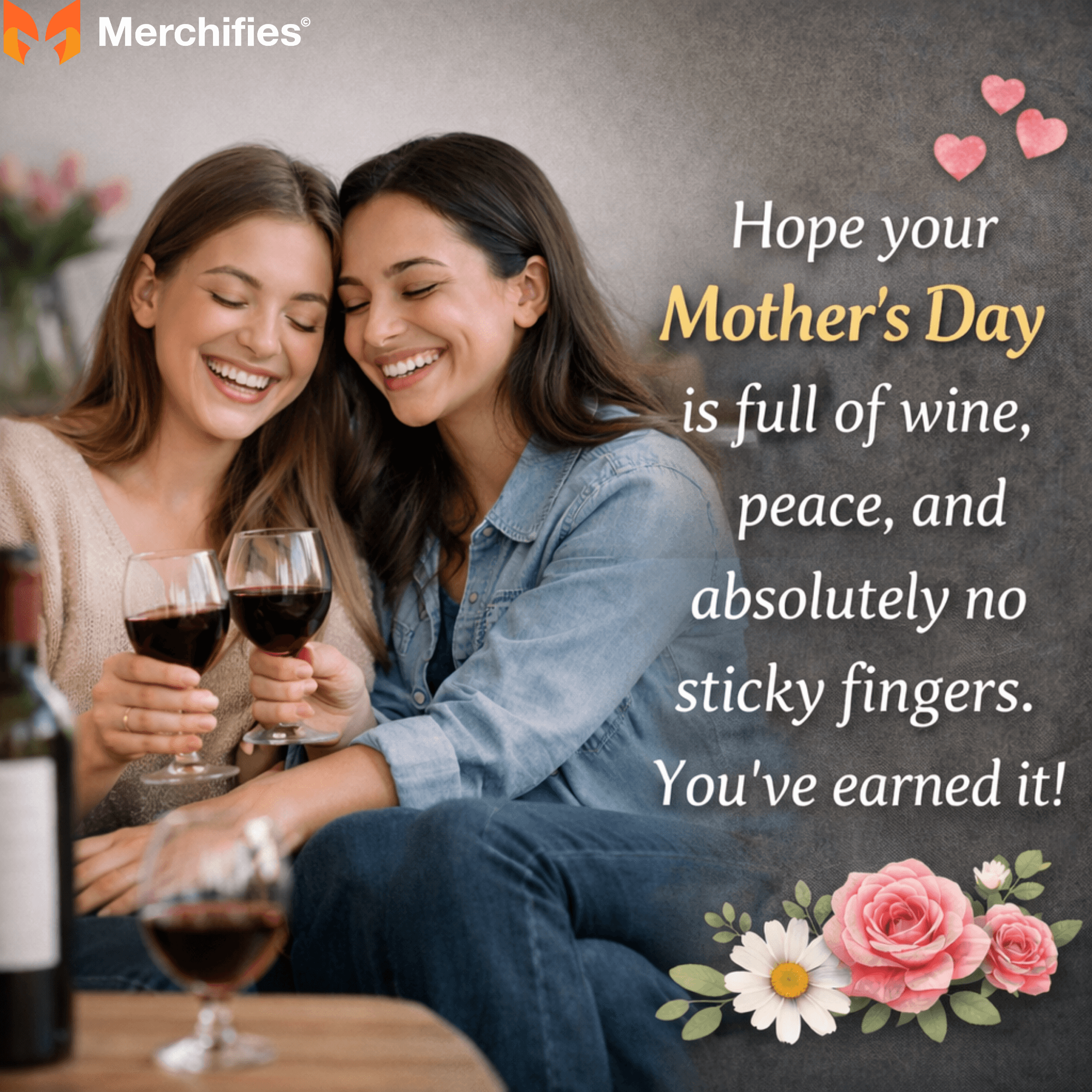 Funny & Lighthearted Happy Mother's Day Messages for Sisters
