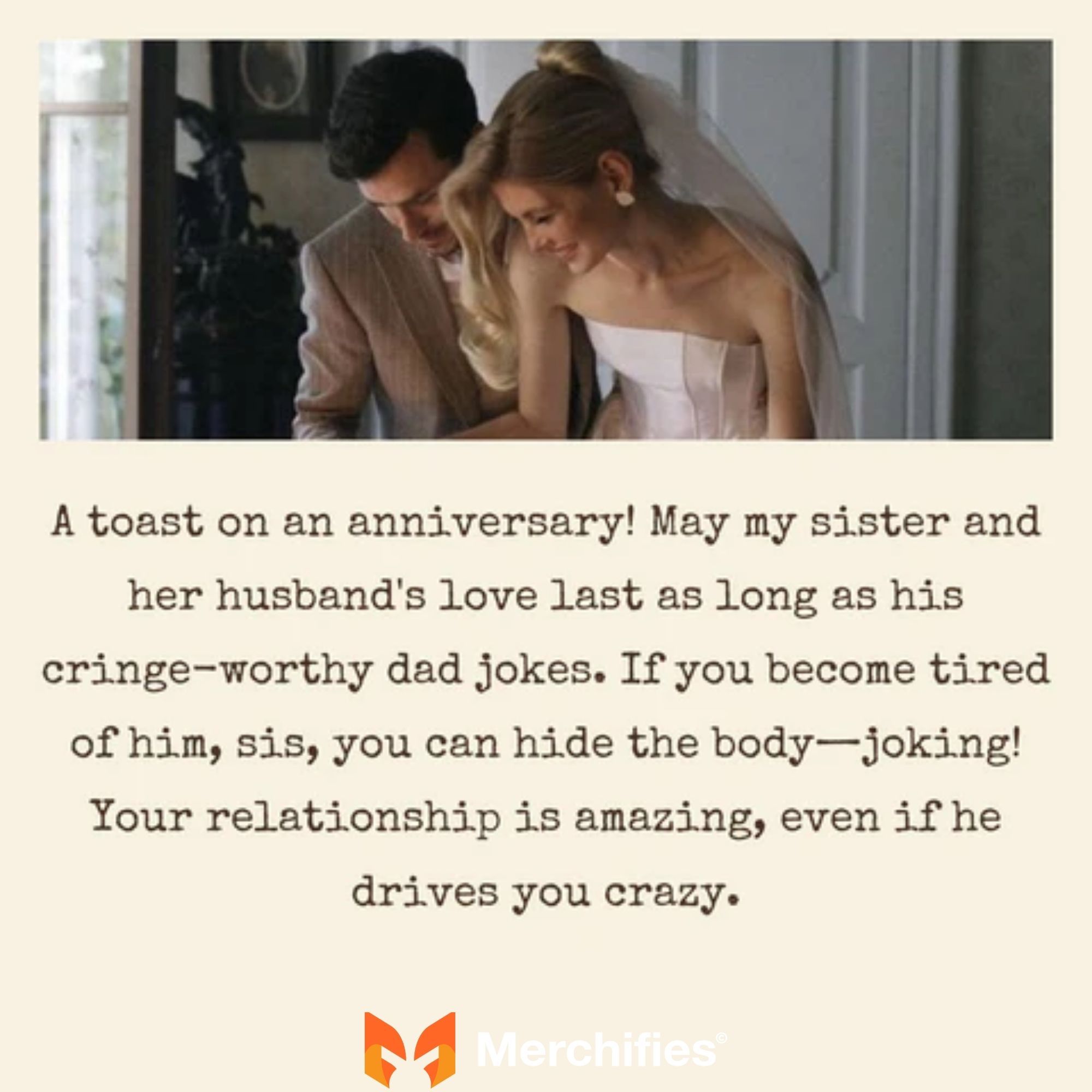 Funny & Playful Anniversary Wishes for a Sister Who Loves a Laugh