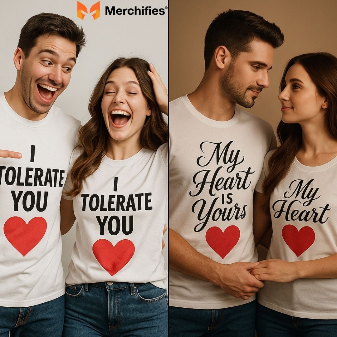 Funny vs. Romantic: Choosing the Perfect Valentine Shirt Vibe