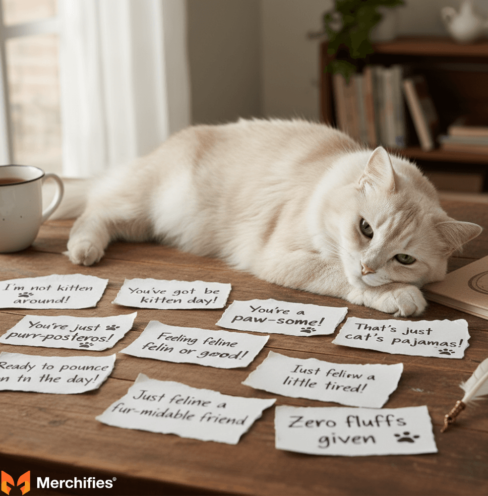General Cat Puns Sassy, Sweet, and Witty