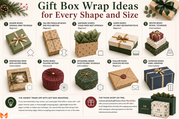 Gift Box Wrap Ideas for Every Shape and Size