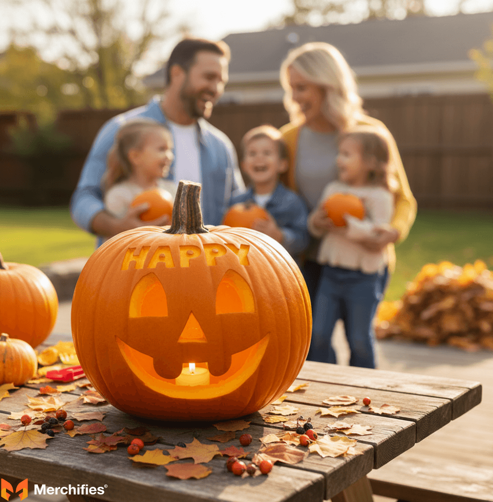 “HAPPY” Pumpkin