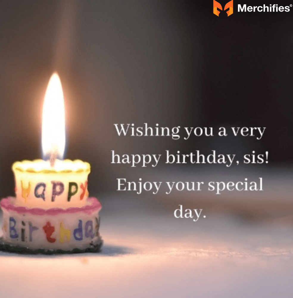 Happiest of Birthdays Wishes for Sister