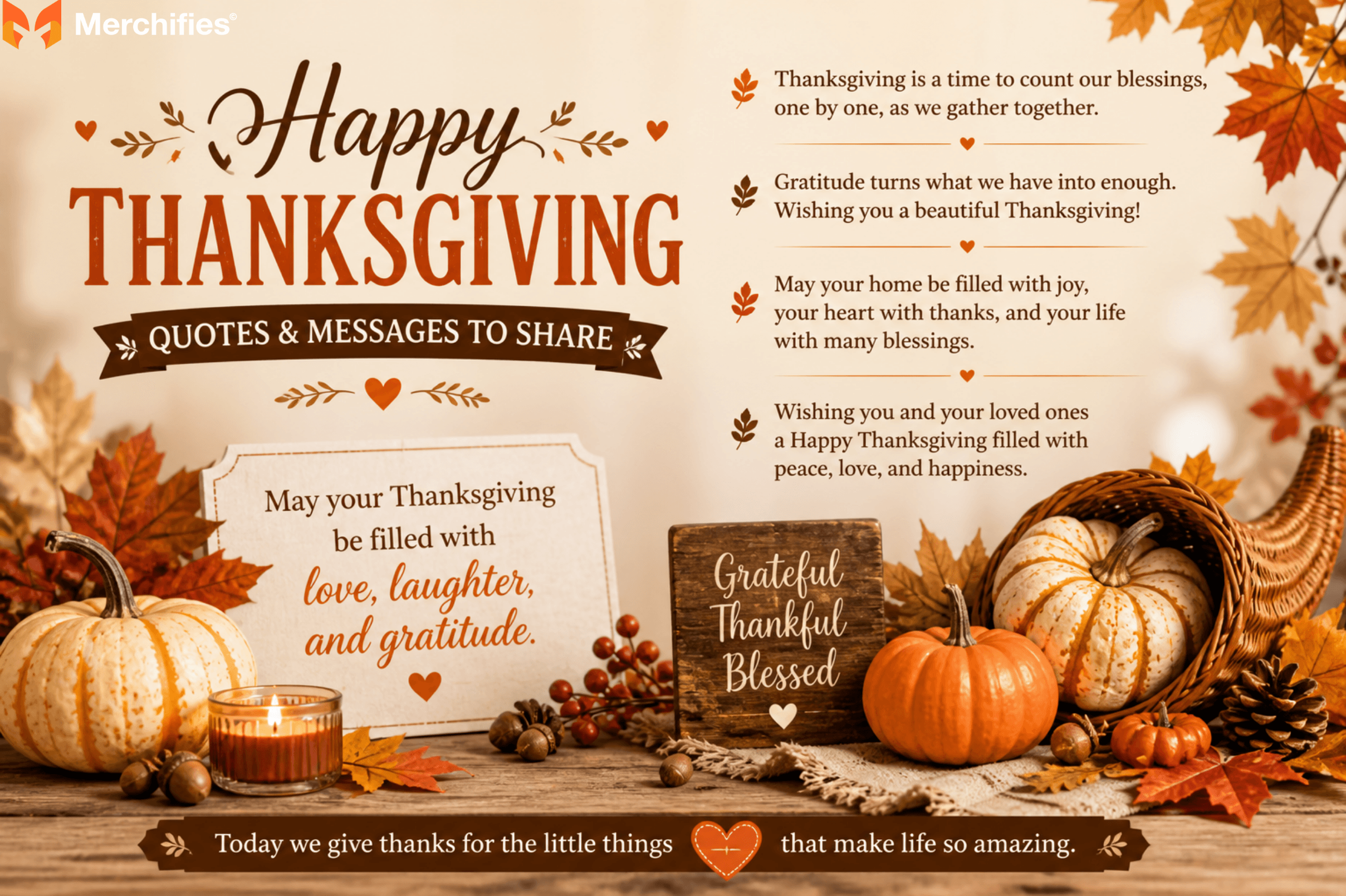 Happy Thanksgiving Quotes & Messages to Share