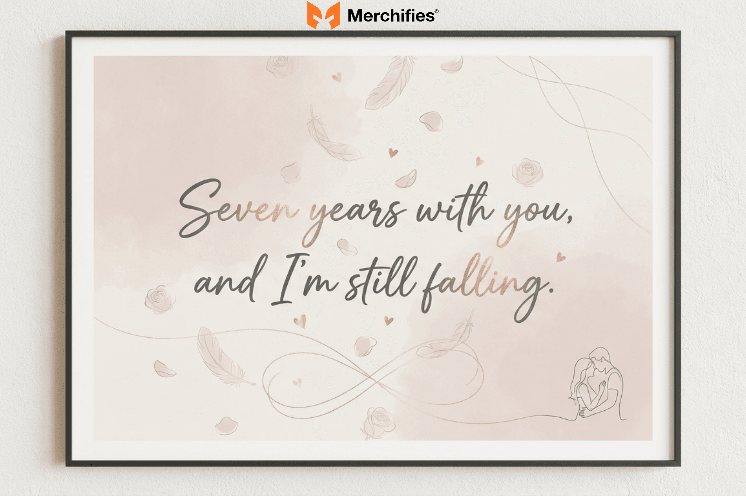 Heartfelt Anniversary Wishes for Life Partners - 7th anniversary gift idea.