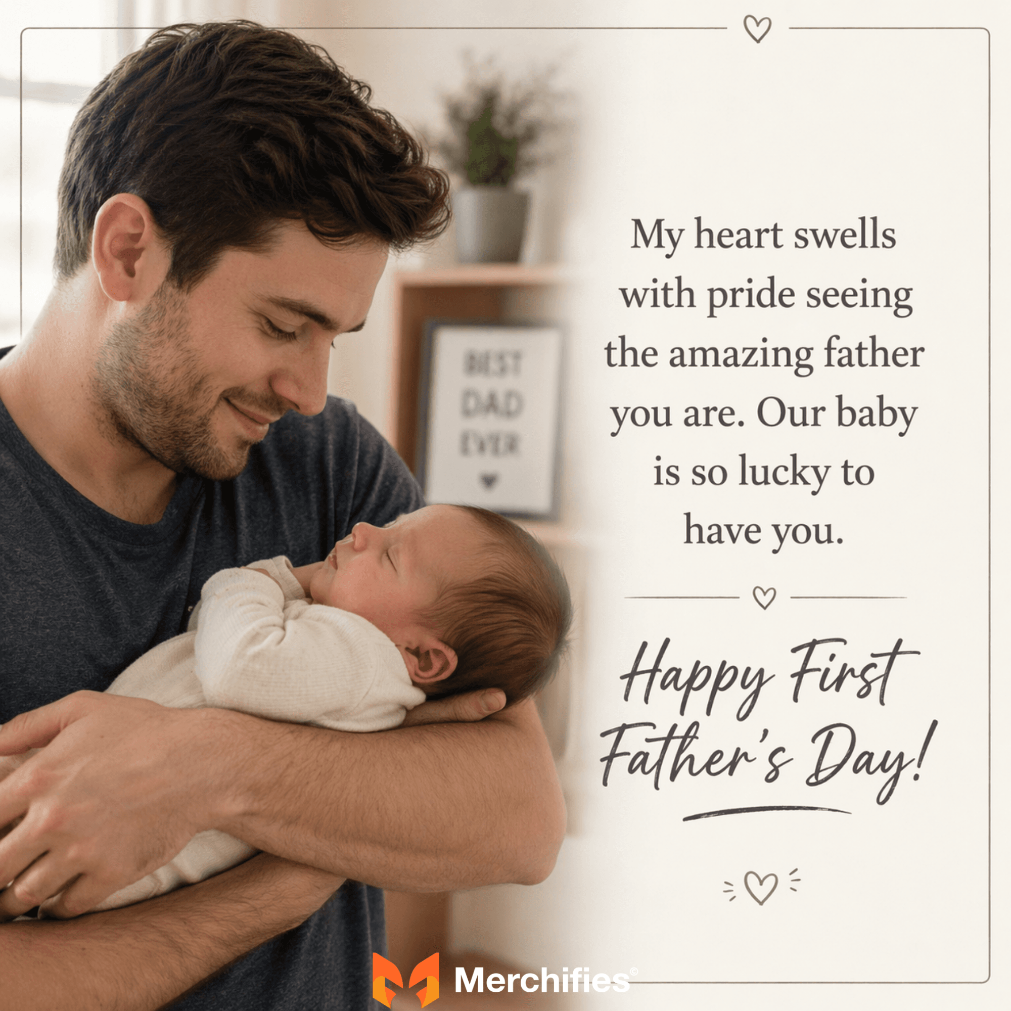 Heartfelt & Emotional First Father's Day Quotes for Your Husband/Partner
