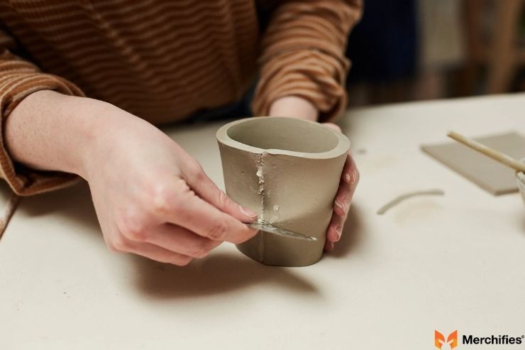 How to Make a Ceramic Mug from Clay (Pottery)