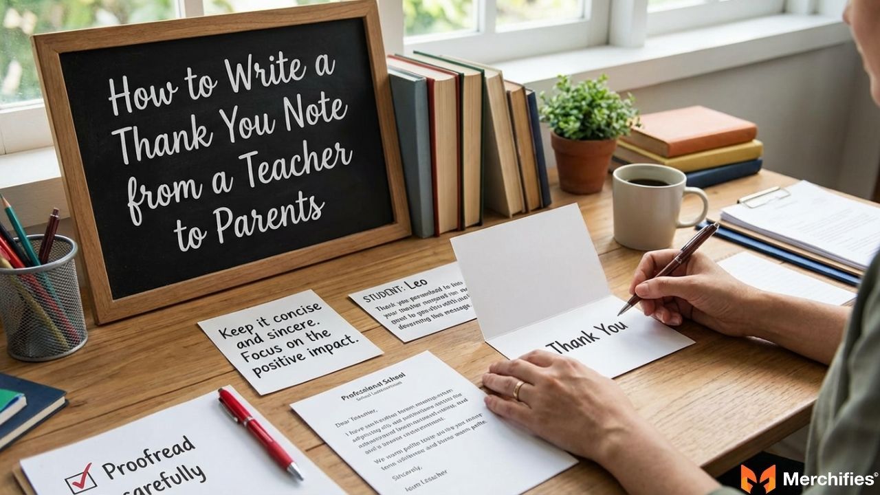 How to Write a Thank You Note from a Teacher to Parents