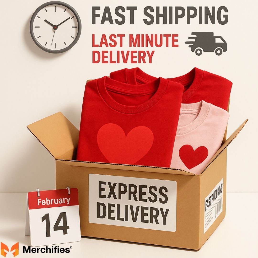 Last-Minute Valentine Shirts with Fast Shipping