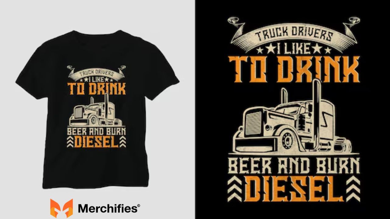 Lifestyle & Identity Statements Truck Shirt Design