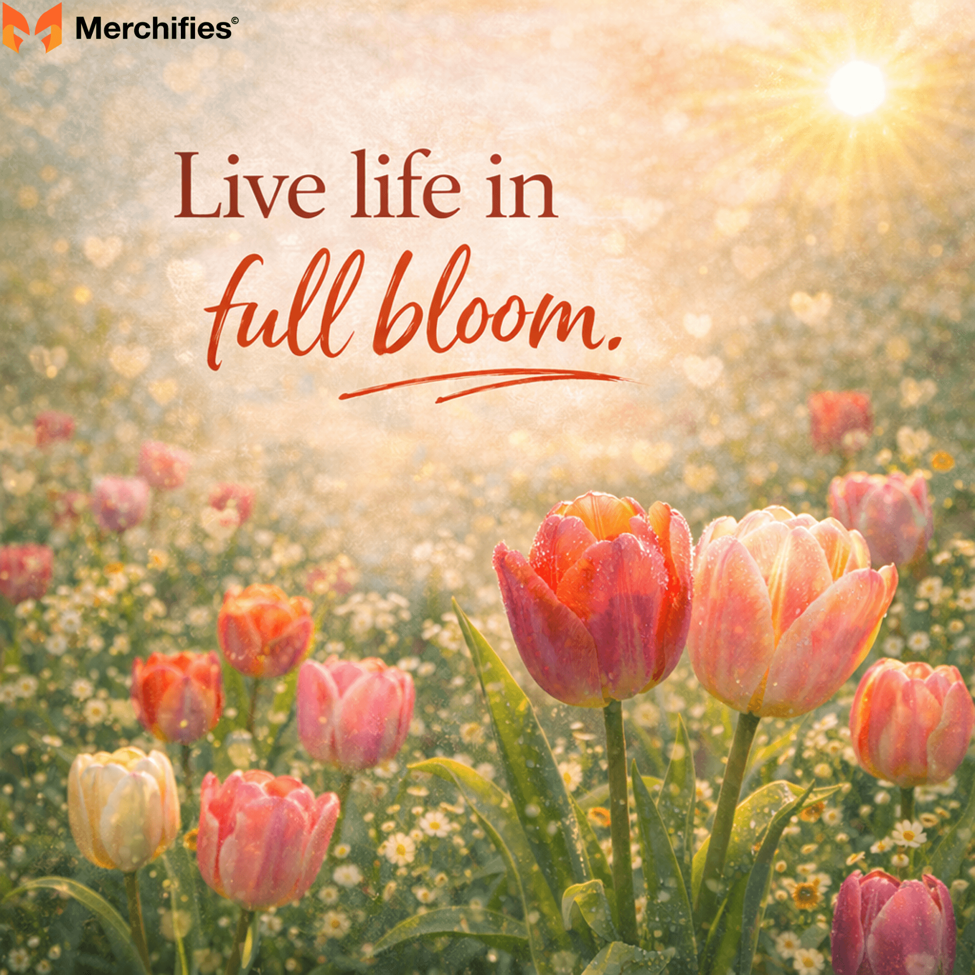 Live life in full bloom.