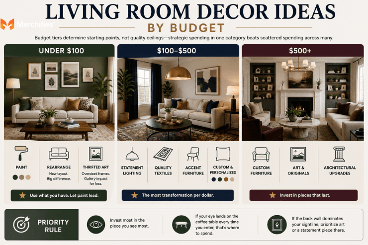Living Room Decor Ideas by Budget