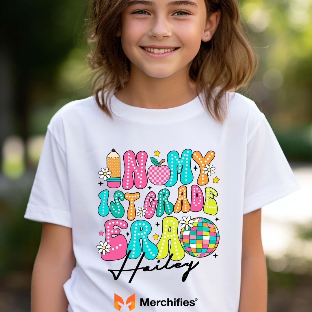 Make the first day unforgettable with these cute kids’ school tees.