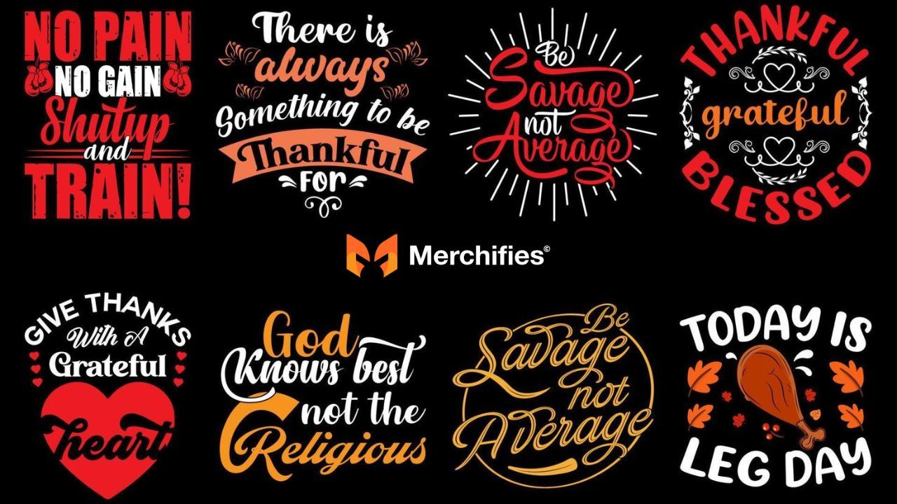 Mastering Color Palettes & Typography In Thanksgiving Shirts