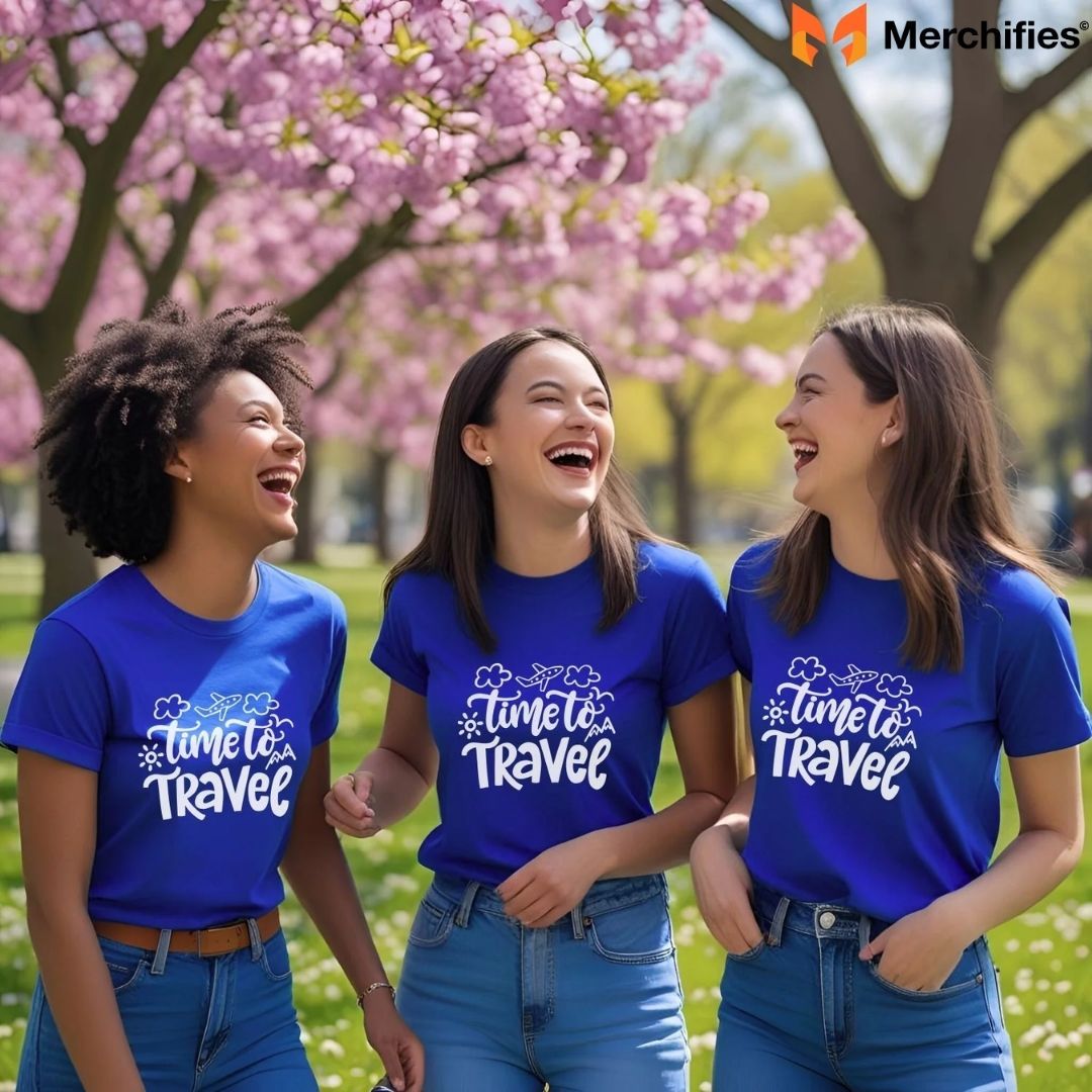 Match in style with the best travel T-shirts for group trips.