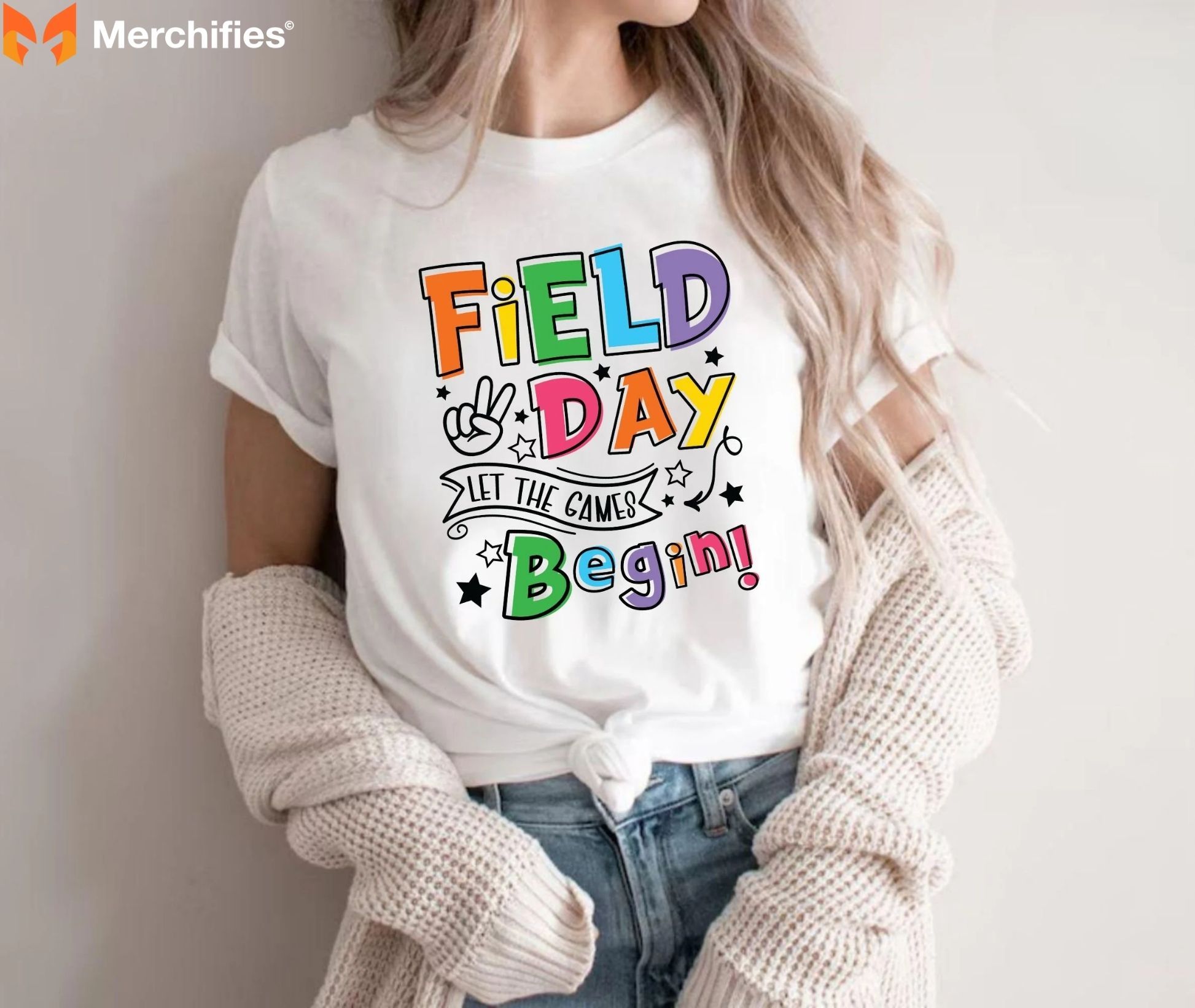Matching T-shirts that make field day even more exciting.