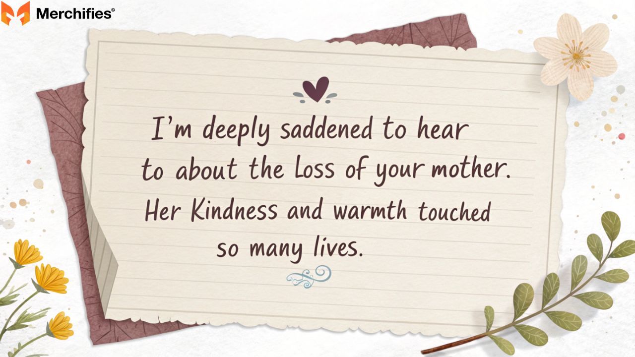 Meaningful words of support to offer peace after a mother’s passing.