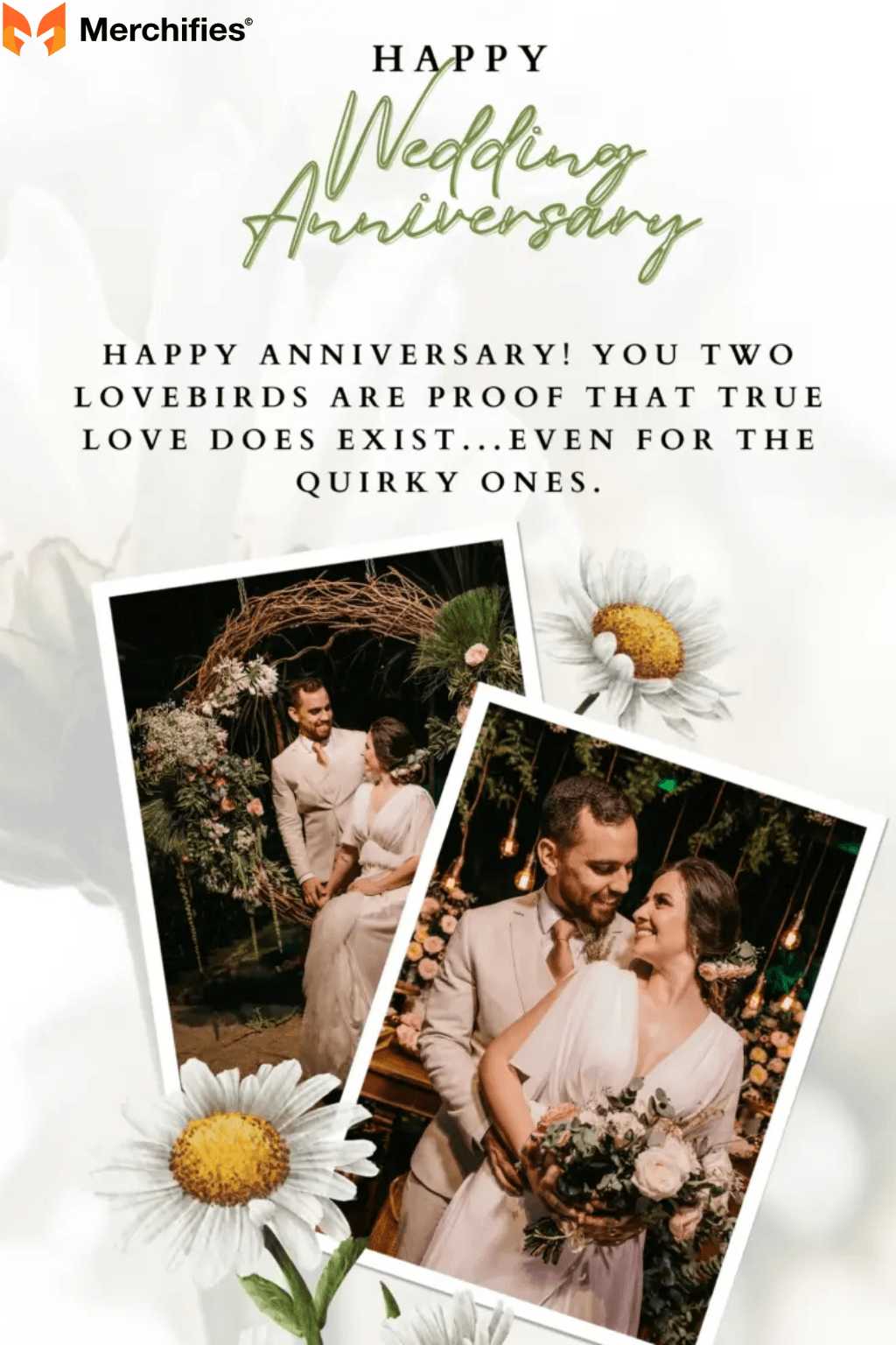 Milestone Wedding Anniversary Greetings to a Couple