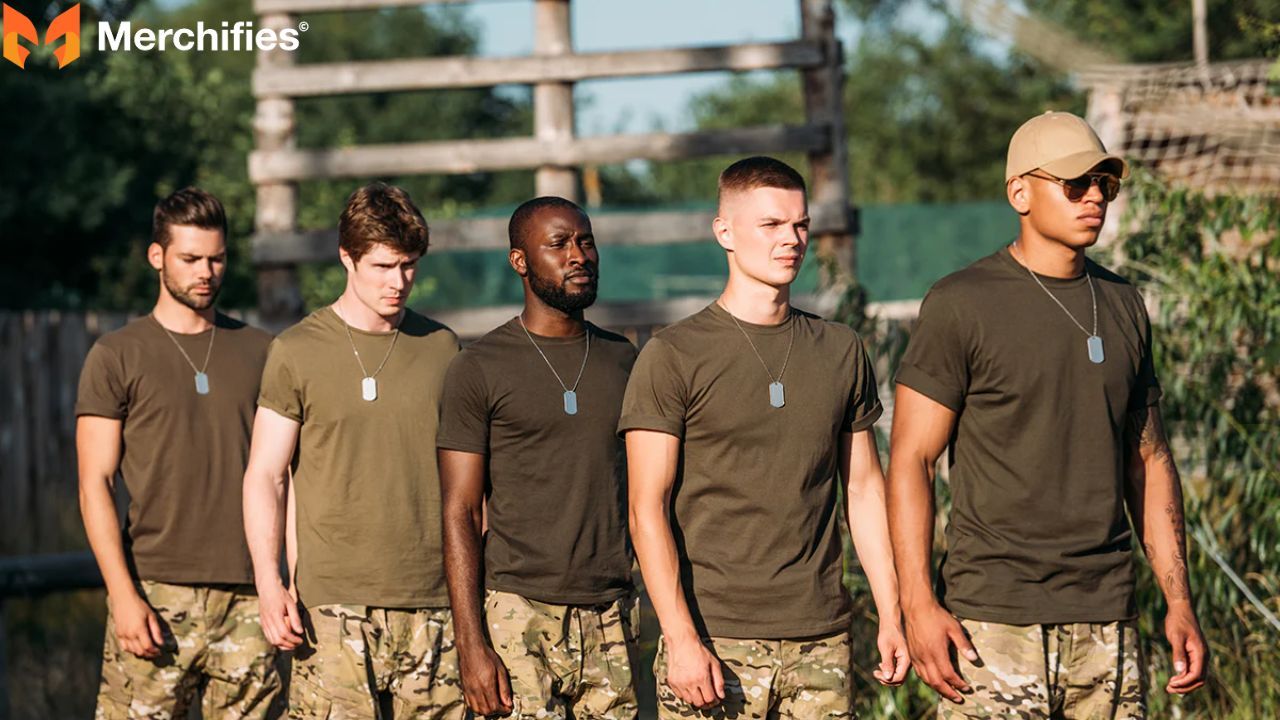 Military T-shirt history, redefined in street style