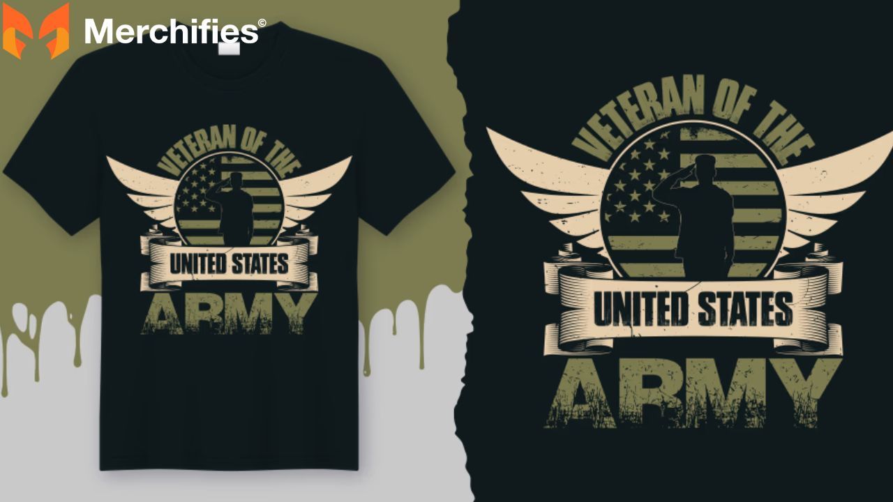 Military T-shirt design