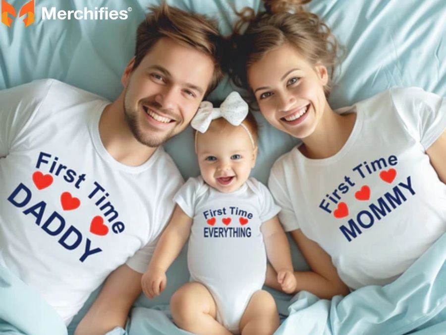 Mommy, Daddy, Baby Adorable Valentine Shirt Combinations for New Families