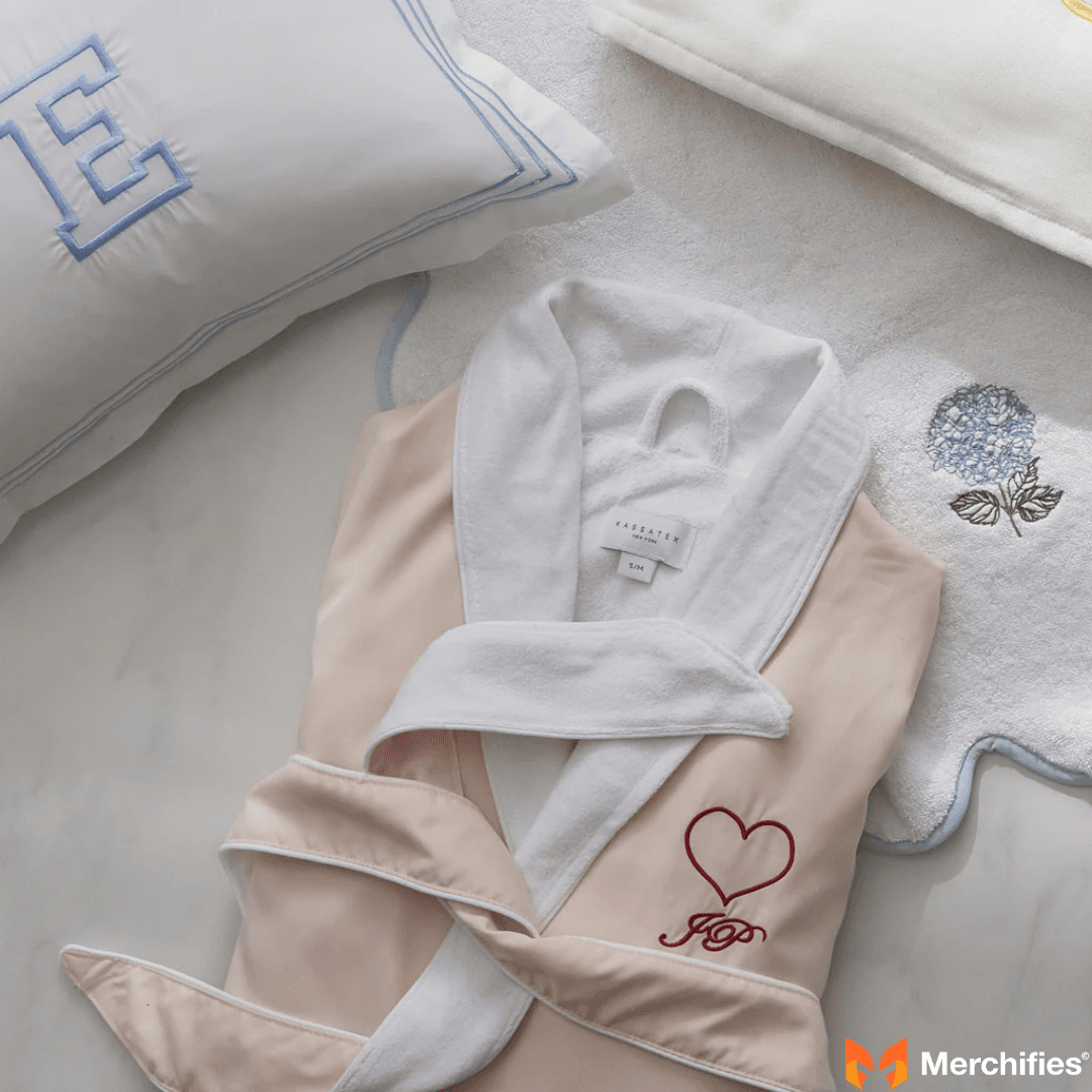 Monogrammed Robe or Towel Set