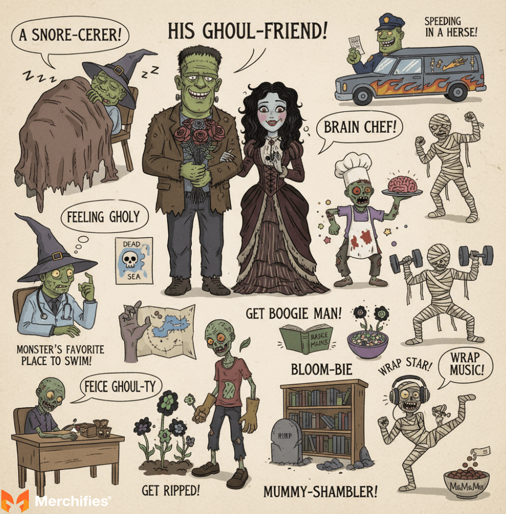 Monster, Zombie, and Mummy Mayhem Jokes