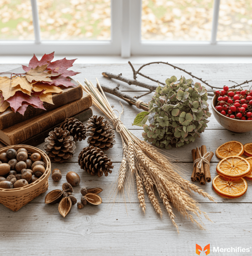 Natural & Foraged Elements Bringing Autumn's Beauty Indoors