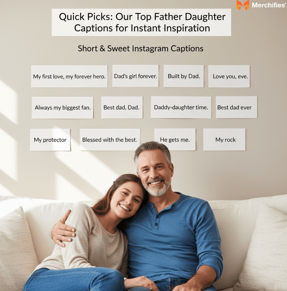 Our Top Father Daughter Captions for Instant Inspiration