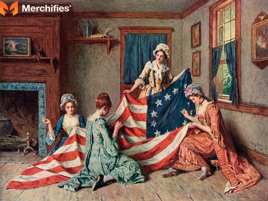 Patriotic Apparel in the 19th Century (1800s - Early 1900s)