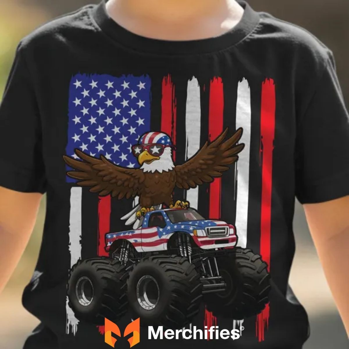 Patriotic & American Pride Truck Shirt Design