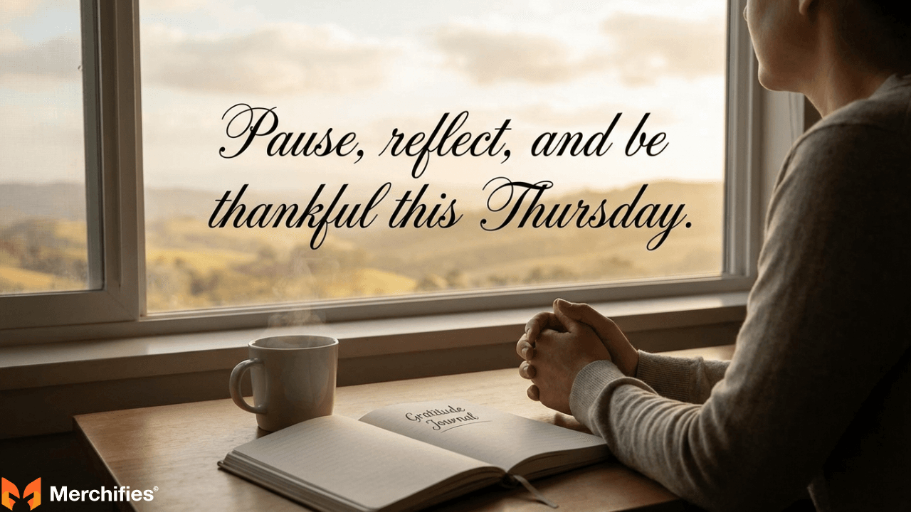 Pause, reflect, and be thankful this Thursday.