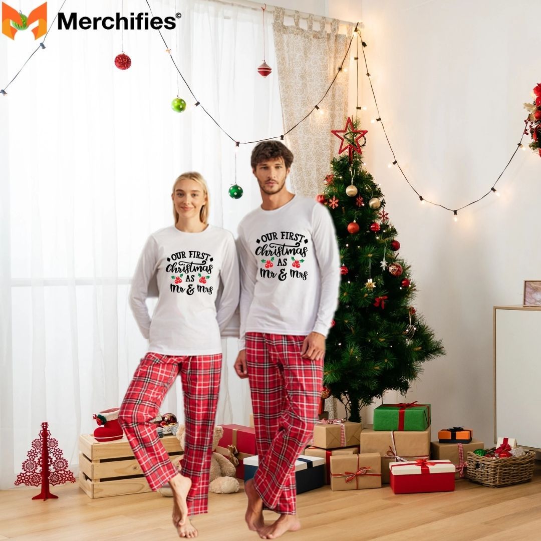 Perfect Pair Matching New Year Shirts for Couples