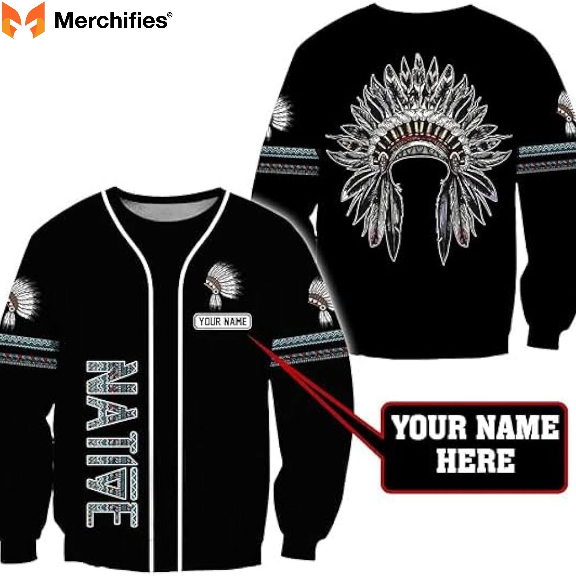 Personalized Native American Shirts: Add Your Tribal Name or Symbol